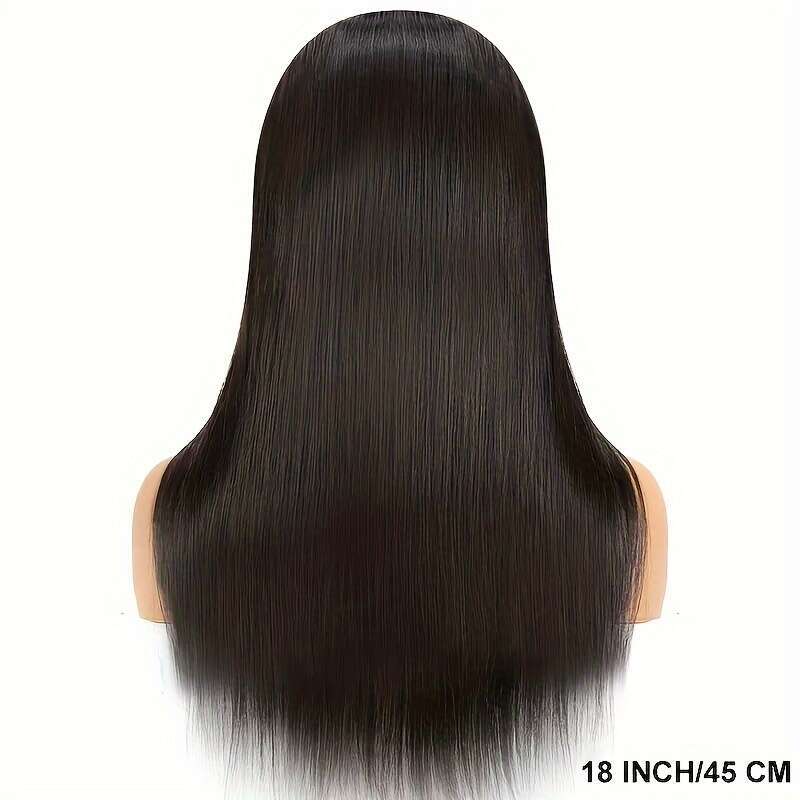 Human Hair Plucked 200% Density Pre Cut Lace Free Part Glueless And Go Wig HD Straight 4X4 Wig Human Hair Real No Glue Ready To Wear Wigs