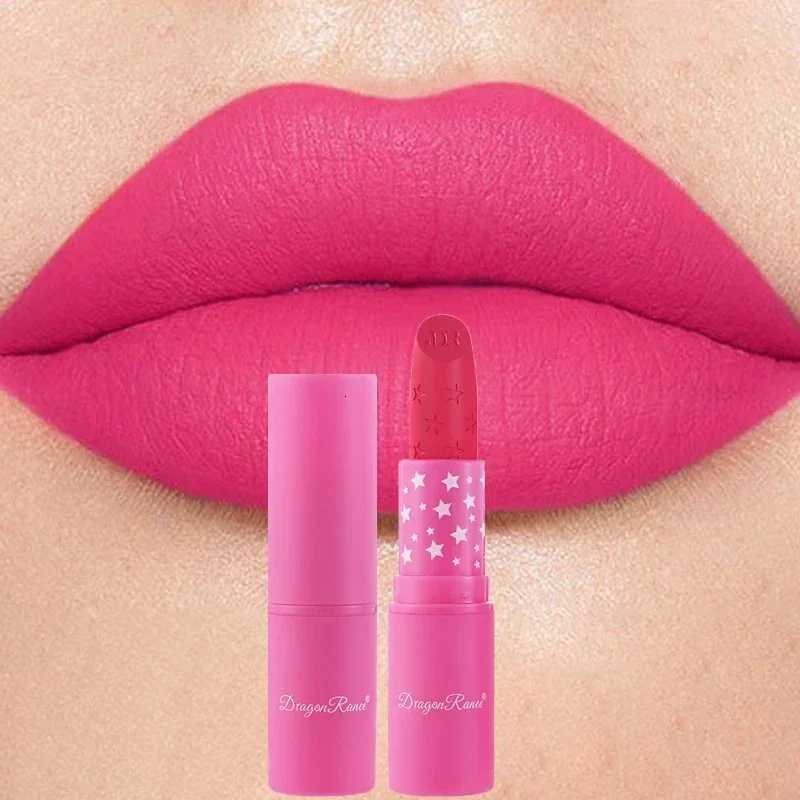 9 Colors Waterproof Rose Red Velvet Matte Lipstick Moisturizing Long Lasting Stars Not Easy To Fade Nude Lip Tint Black Lipstick W251027
