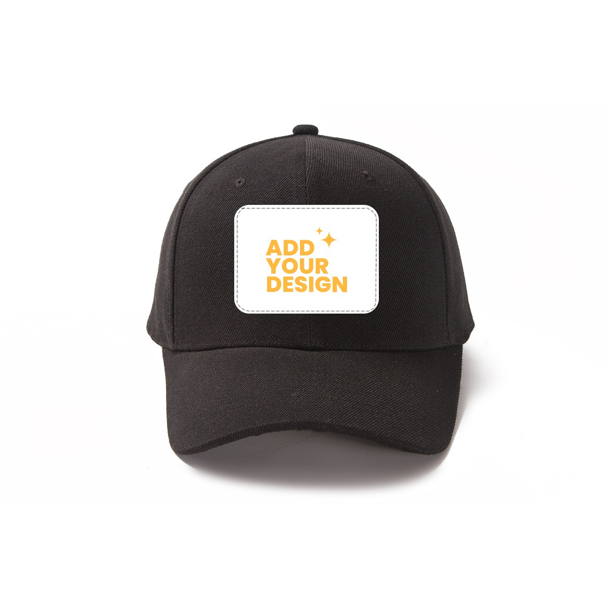 DHgatepod Classic Baseball Cap - Curved Brim Sun Protection Cotton Canvas & PU Hat for Sports & Outdoor Activities