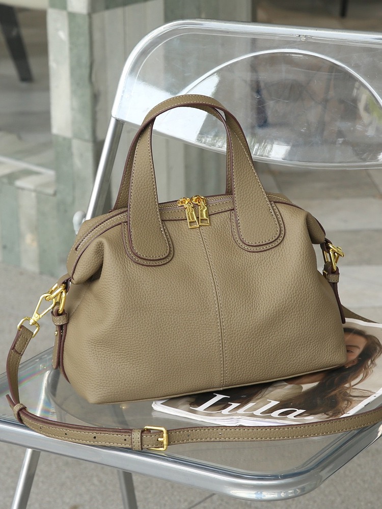 CCCKA underarm TOGO cowhide French tote 2025 new fashion large capacity portable one-shoulder leather bag for women