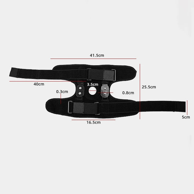 1pcs Knee Support orthopedic knee Brace Adjustable Open Patella Knee Pads Protector Guard Gym Workout Sports 251023