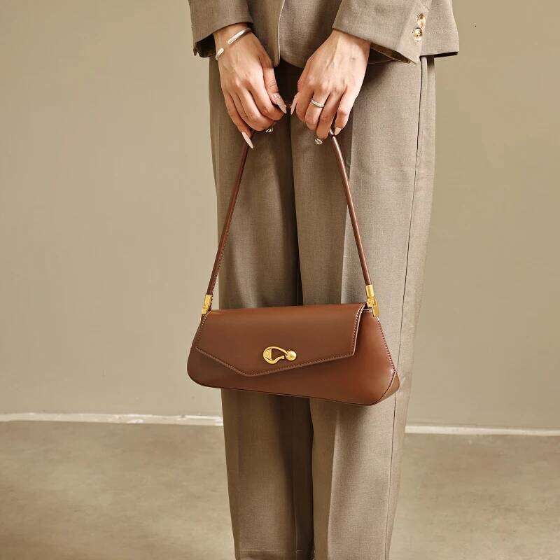 Korean Style Retro Lock Clutch Underarm Bag For Women Gilrs Versatile Single Shoulder Crossbody Small Square Phone Bags Suotong1027