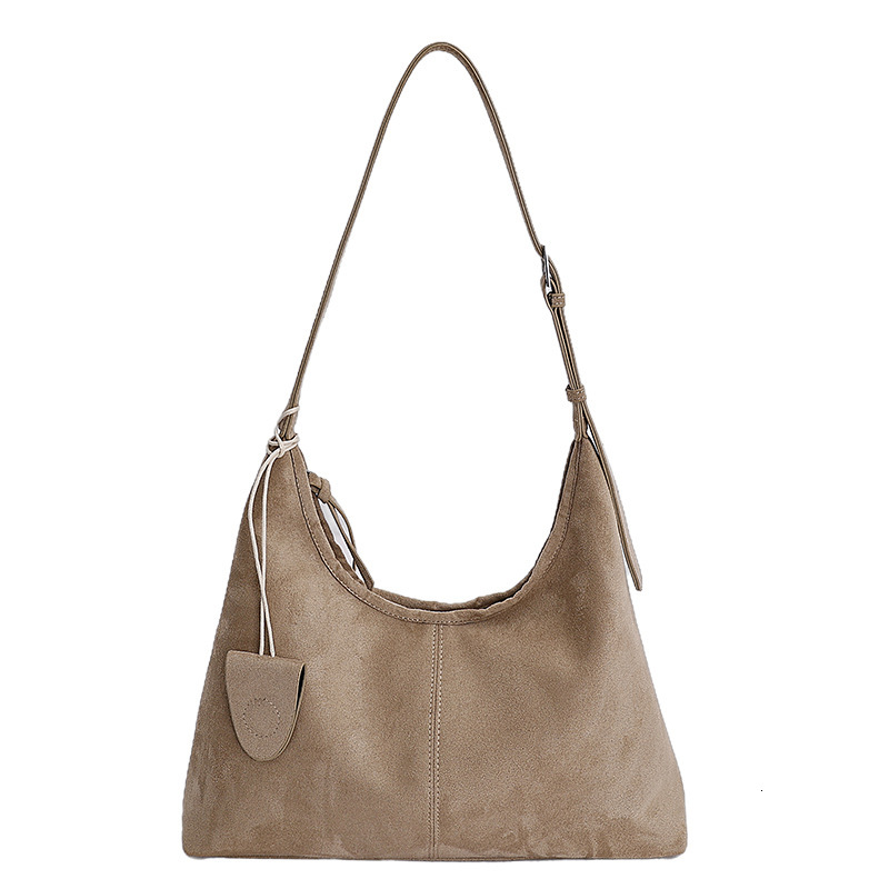 Free shipping designer bag Autumn and Winter Suede Tote Bag New Commuting Large Capacity Shoulder Bag Versatile Casual Crossbody Bag