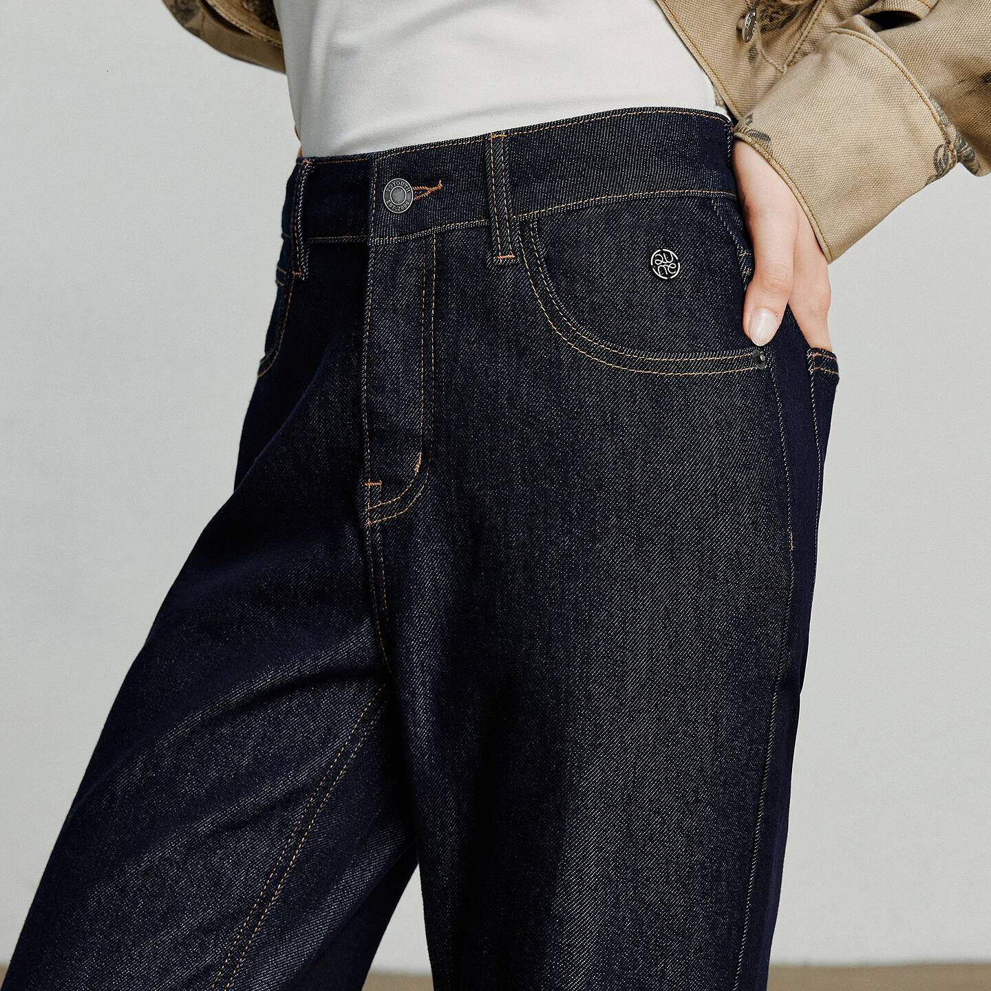 winter jacket women TOYOUTH Women Jeans Autumn NewAsymmetric Slim-Fit Slimming Stretch Bootcut Pants