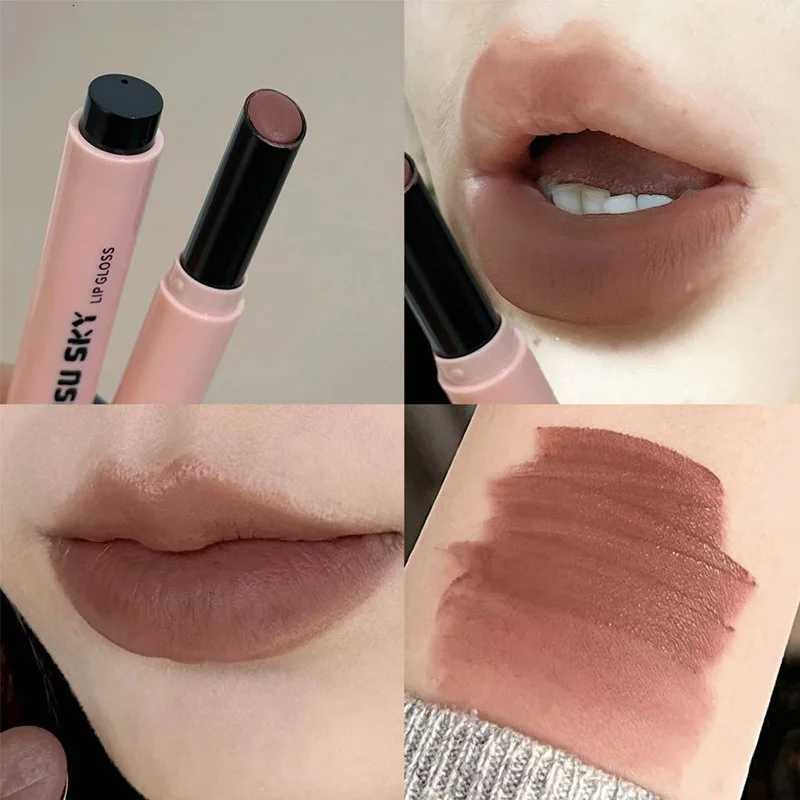 Pc Moisturizing Velvet Matte Lipstick Hazelnut Mousse Long Waterproof Light Natural Warm Brown Red Toned Lip Tint Make Up Stain W251027
