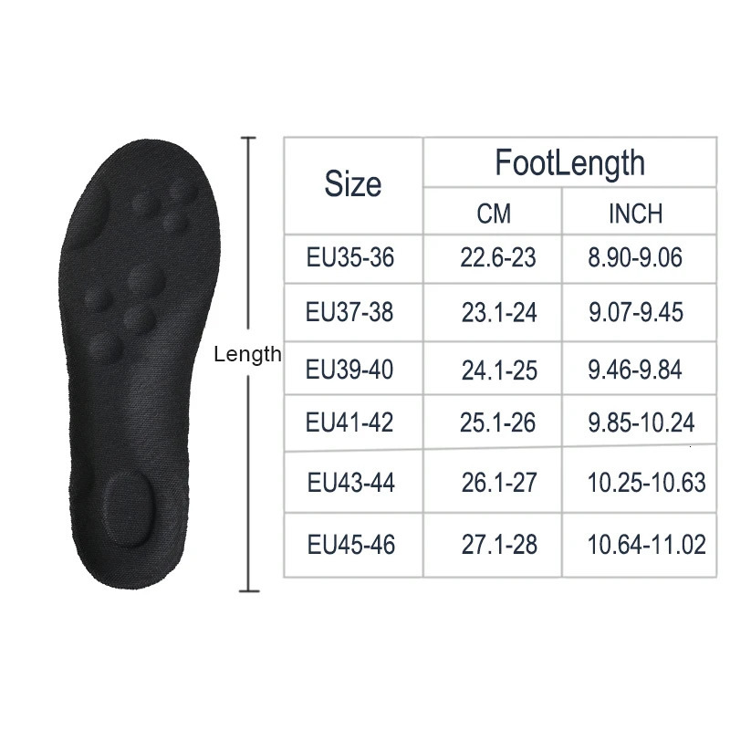 1Pair2Pairs4Pairs High Elasticity Latex Sport Insoles Soft Shoe Pads Arch Support Ortic Insoles Breathable Deodorant Insole251020