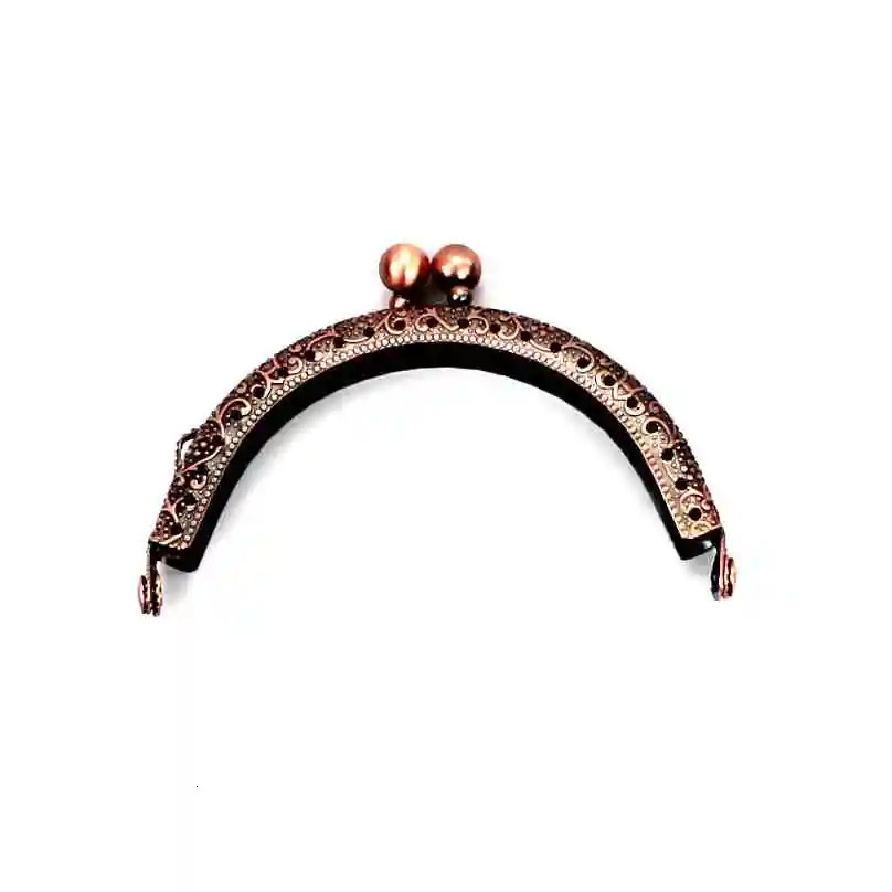 10 PcsLot 85 CM Size Double Bead Semicircular Metal Purse Frame Kiss Clasp Clutch DIY Bag Accessory 251027