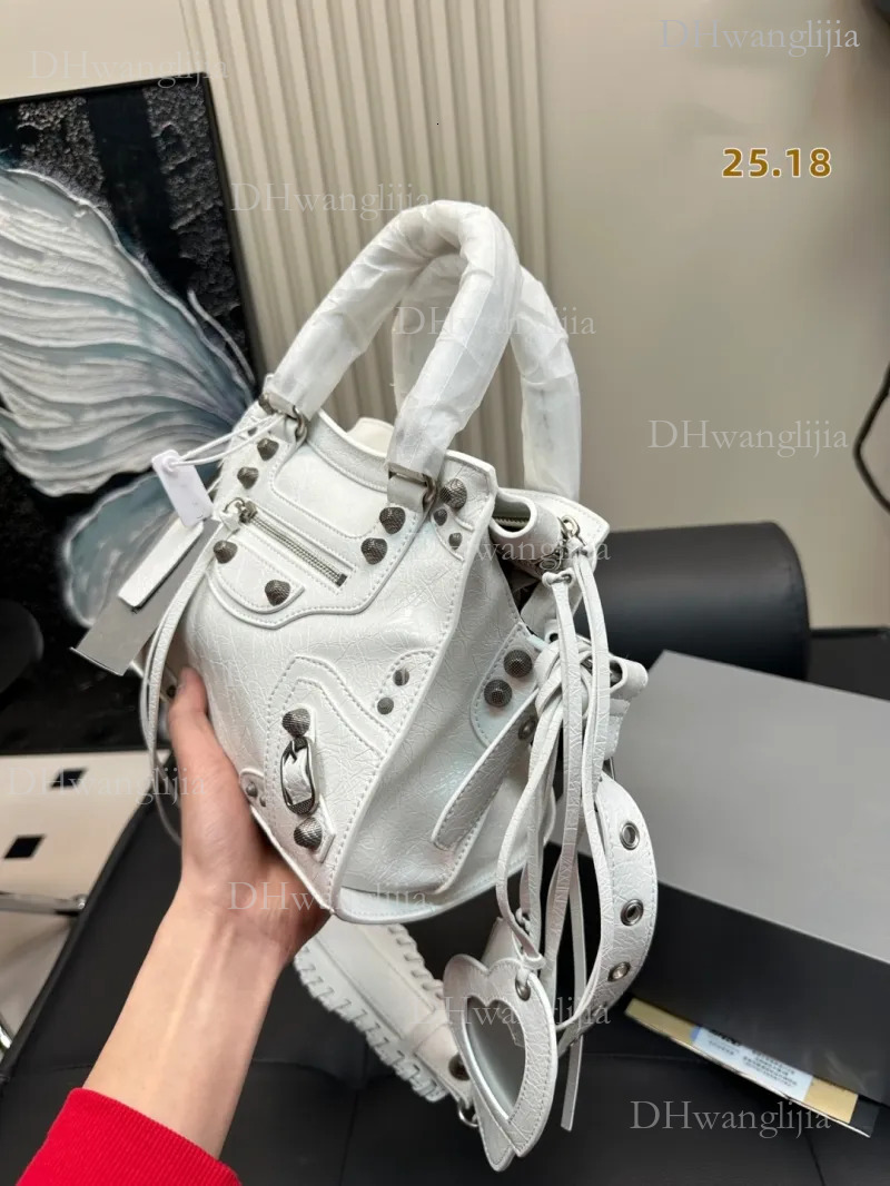 DHGM Designer Motorcycle Bag Classic Tote Crossbody hobo riveted bag in a variety of model sizes01