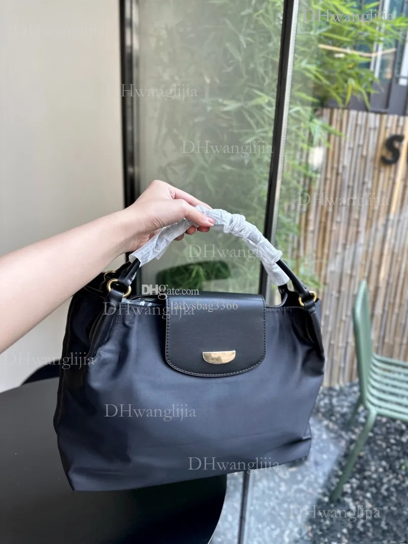 DHGM 2005 designer Paris new nylon handbag 25ss solid color hand tote bag large capacity high quality 36cm