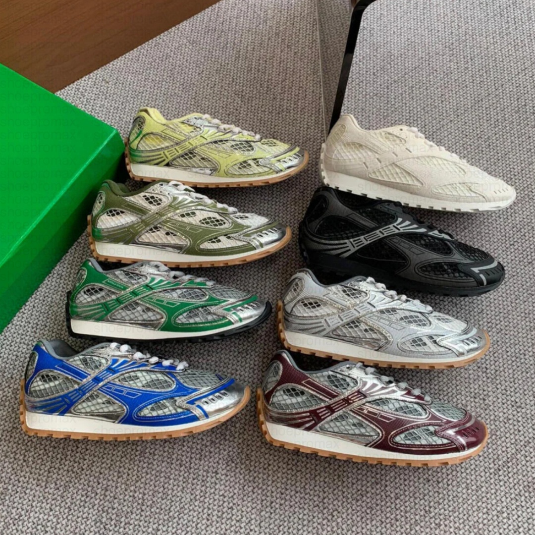 Orbit Shoes Designer Sneaker With Box Sneakers Men Loafer Women Sports Tennis shoe Leather Mesh Matching Lace Up Casual Thick Soled Mixed Color Running Shoes Eur 35-46