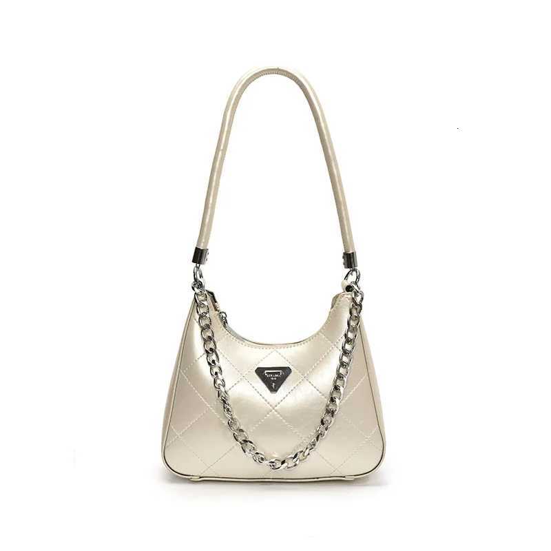 2025 Fi Wens Underarm Single Shoder Bag with Embroidered Diamd Pattern Stylish Chain Crossbody Light Luxury1 D251027