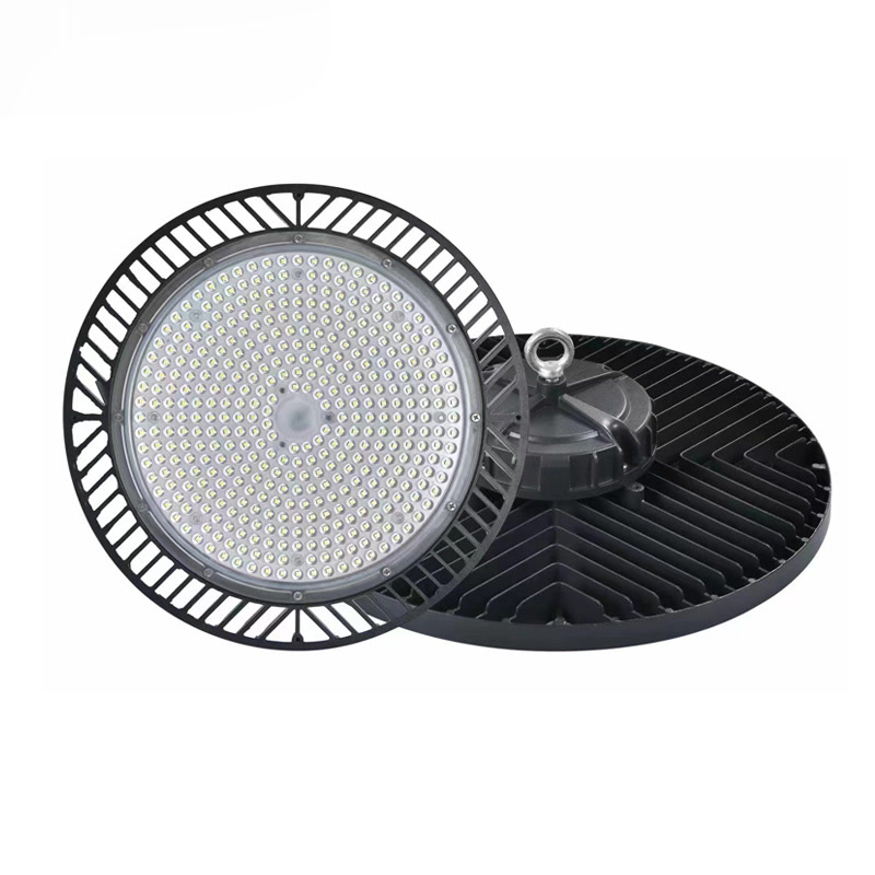 LED UFO High Bay Light, Industrial Warehouse Lighting with Efficient LED Chips, High Brightness Lighting Fixture for Factory, Gym & Commercial Spaces