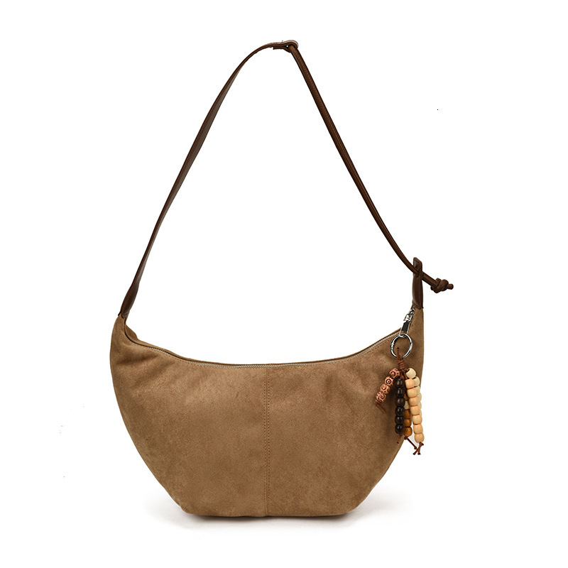 Free shipping designer bag Simple Horn Bag for Women New Fashion Versatile Casual Crossbody Bag Large Capacity Single Shoulder Dumpling Bag