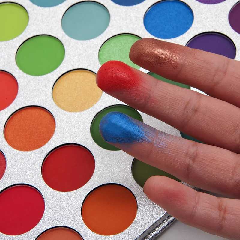 Boutique 65 Colors Eye Shadow Plate Shimmer Matte Sequin Eyeshadow Colorful Stage Ball Dedicated Neon Eyeshadow Palette BeautyXJ251027