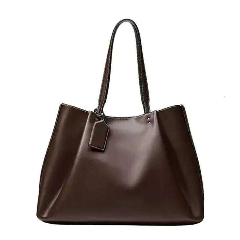 2025 Ruched Big Handbags Designer PU Leather Shoulder High Quality Crossbody Bags Women Bucket Bag Female Clutch