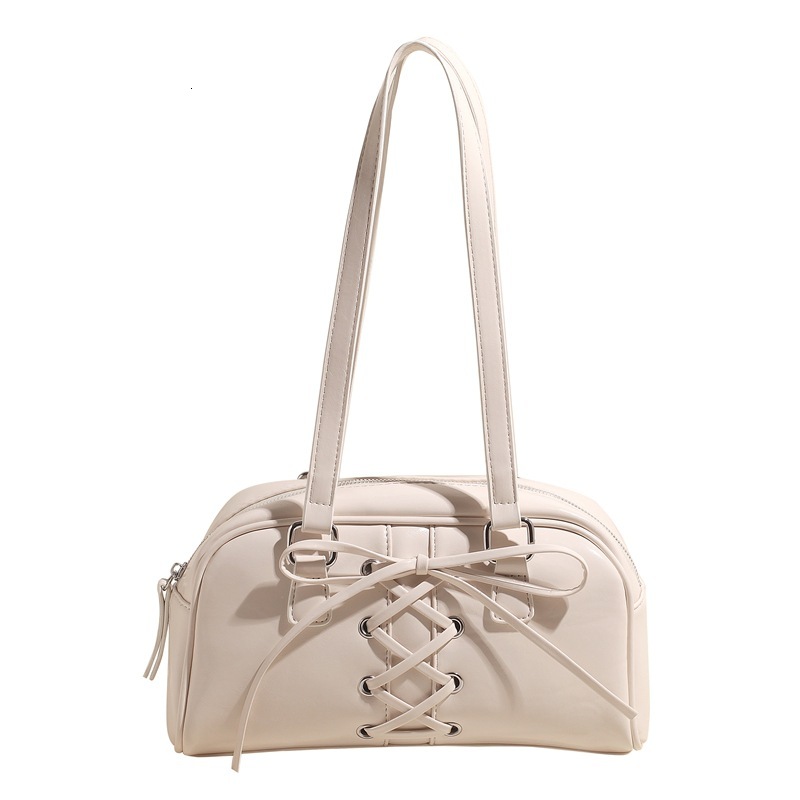 Free shipping designer bag Trendy Bowknot Underarm Bag for Women New Fashion Solid Color Handbag Trendy Versatile Casual Shoulder Bag