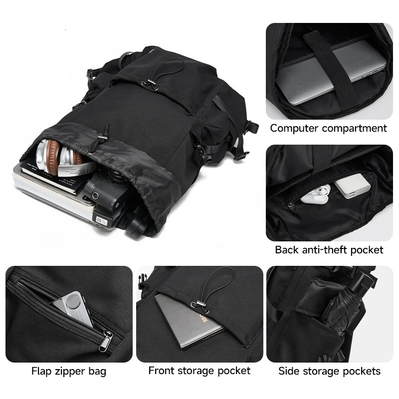 MOYYI Outdoor Travel Backpack Oxford Waterproof School Students Fashion Trend Bag For Men Mochila Tctica 26L Sports Fishing 251021