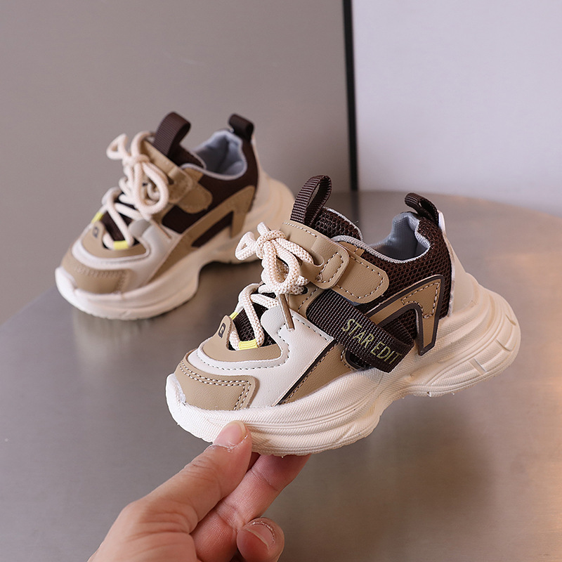 Kids Chunky Sneakers Shoes for Toddler Children Mesh Running Sport Shoes Kidsnest Boys Girls Fashion Design Trainers Sizes US5.5C-US12.5C K1210