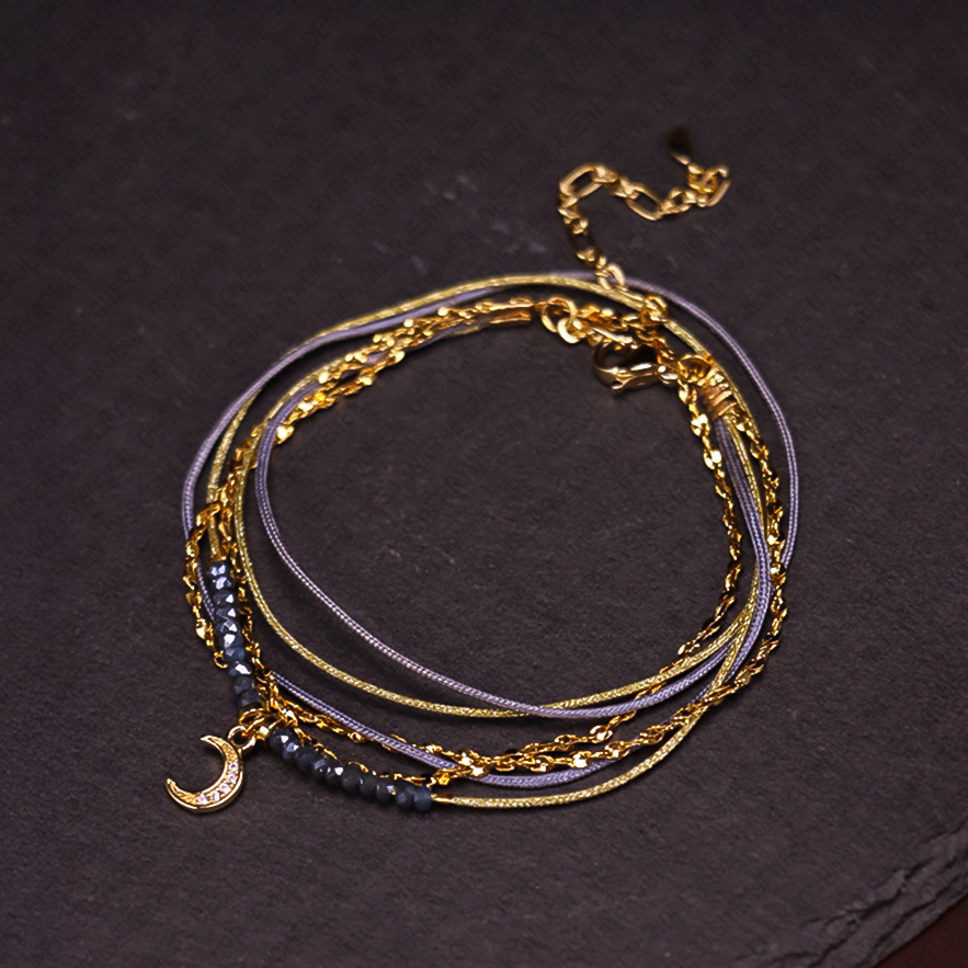 Designer Bracelet for Women French Style Bracelets Layered Bangle Red String Braided Bangles Lucky Charm Luxury Jewlery Designer for Women Elegant Chi