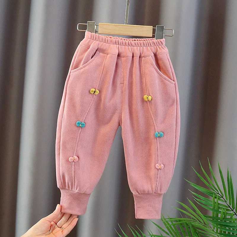 New Spring Autumn Fashion Baby Girls Clothes Children Pants Kids Trousers Toddler Casual Cotton Costume Infant SportswearT251027