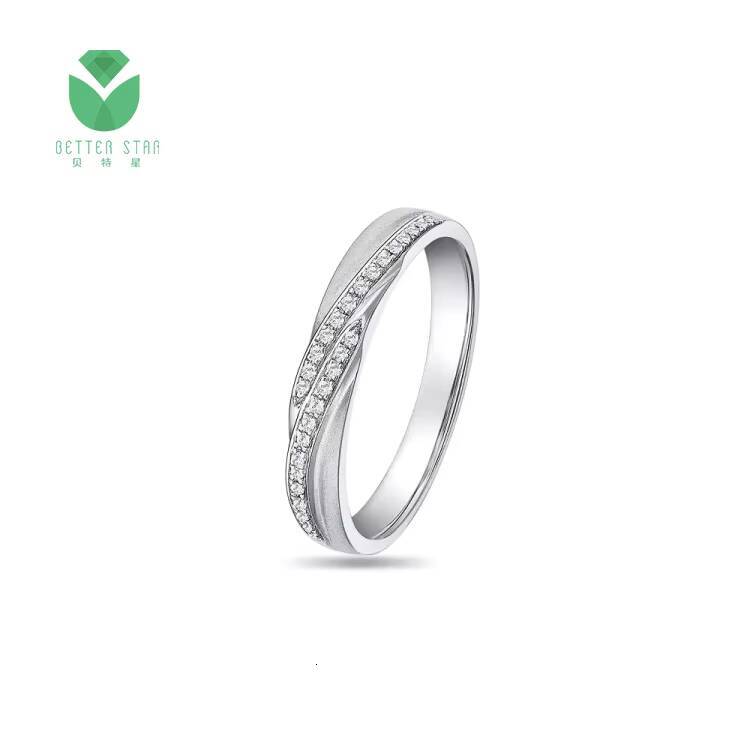 Real High Quality CVD Lab Made Pave Diamond Ring Gold 14k 18k Real Lab Grown Diamond Engagement Ring Jewelry Price