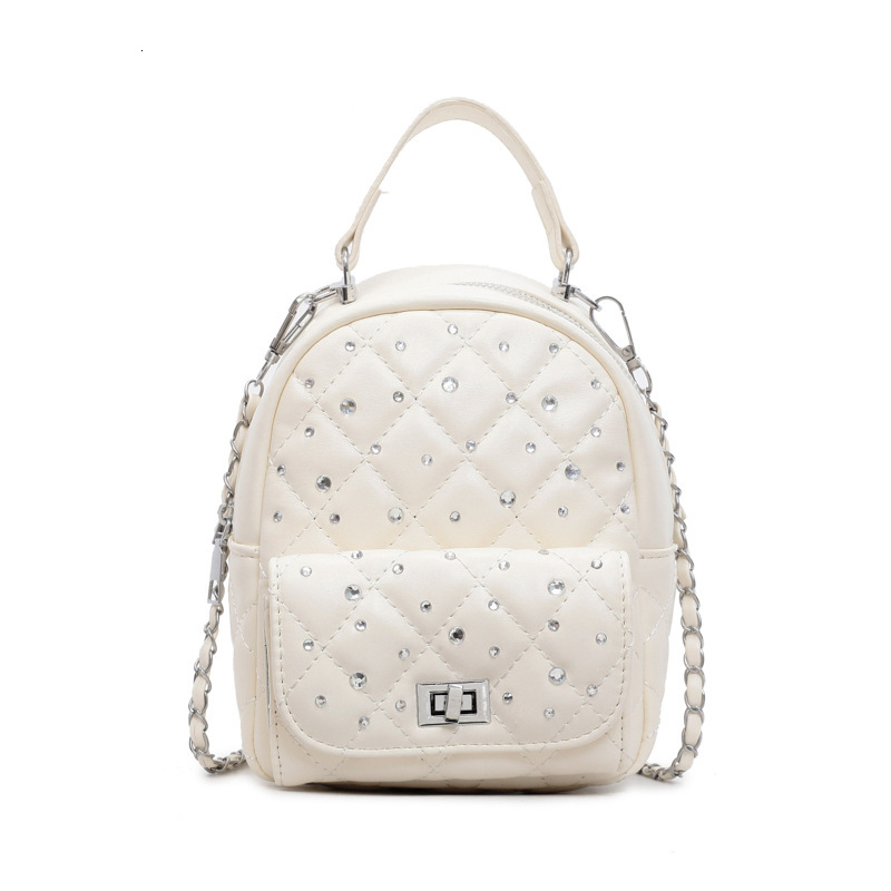 Free shipping designer bag Handheld Small Bag for Women New Niche Simple Quilted Chain Bag Casual Double Shoulder Backpack