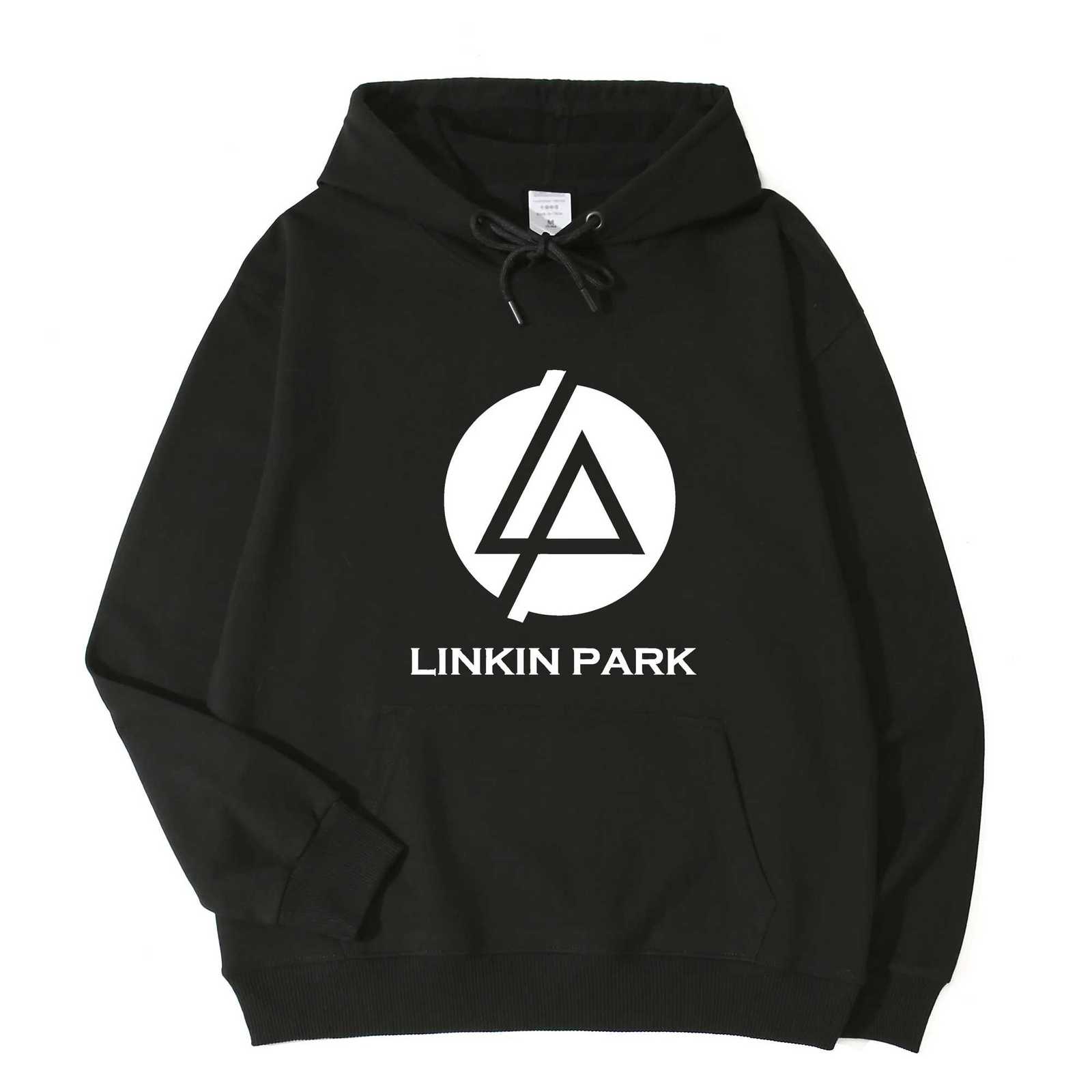 Streetwear Hip Hop LinkinPark Hoodie Harajuku Pullover Popular Music Sweatshirt Fans Gift Hoodies Men Casual YK2 Tops W251027