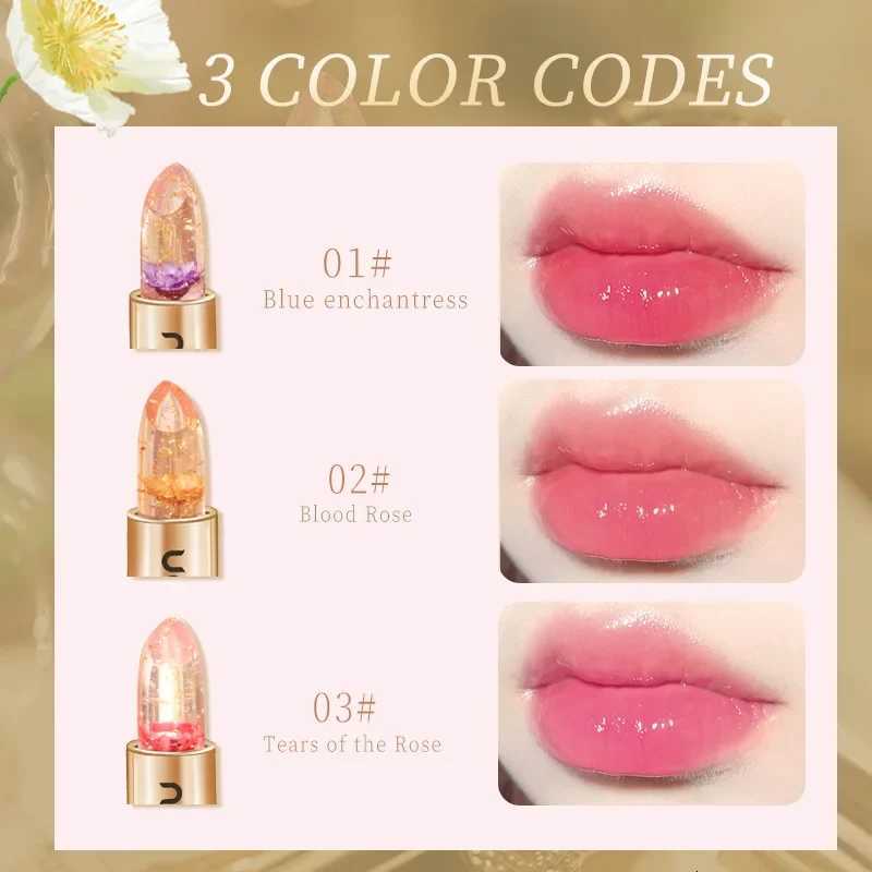 NOVO 3 Flowers Warm ColorChanging Lipstick Moisturizing Longlasting Nonsticking Nonfading For Women Without Makeup Wholesale W251027