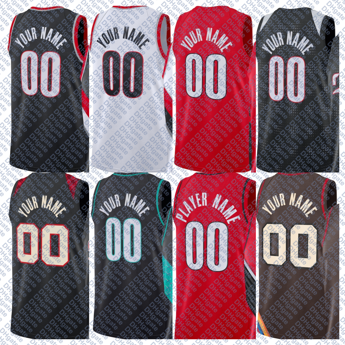 Trailblazers Jersey Basketball Matisse Thybulle Blake Wesley Yang Hansen Sidy Cissoko Javonte Cooke Caleb Love Duop Reath Rayan Rupert Robert Williams Deni Avdija