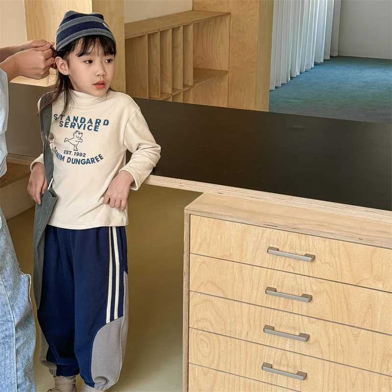 2025 Winter New Children Fleece Trousers Solid Boys Warm Sweatpants Plus Velvet Thick Girls Harem Pants Cotton Kids Casual PantsT251027