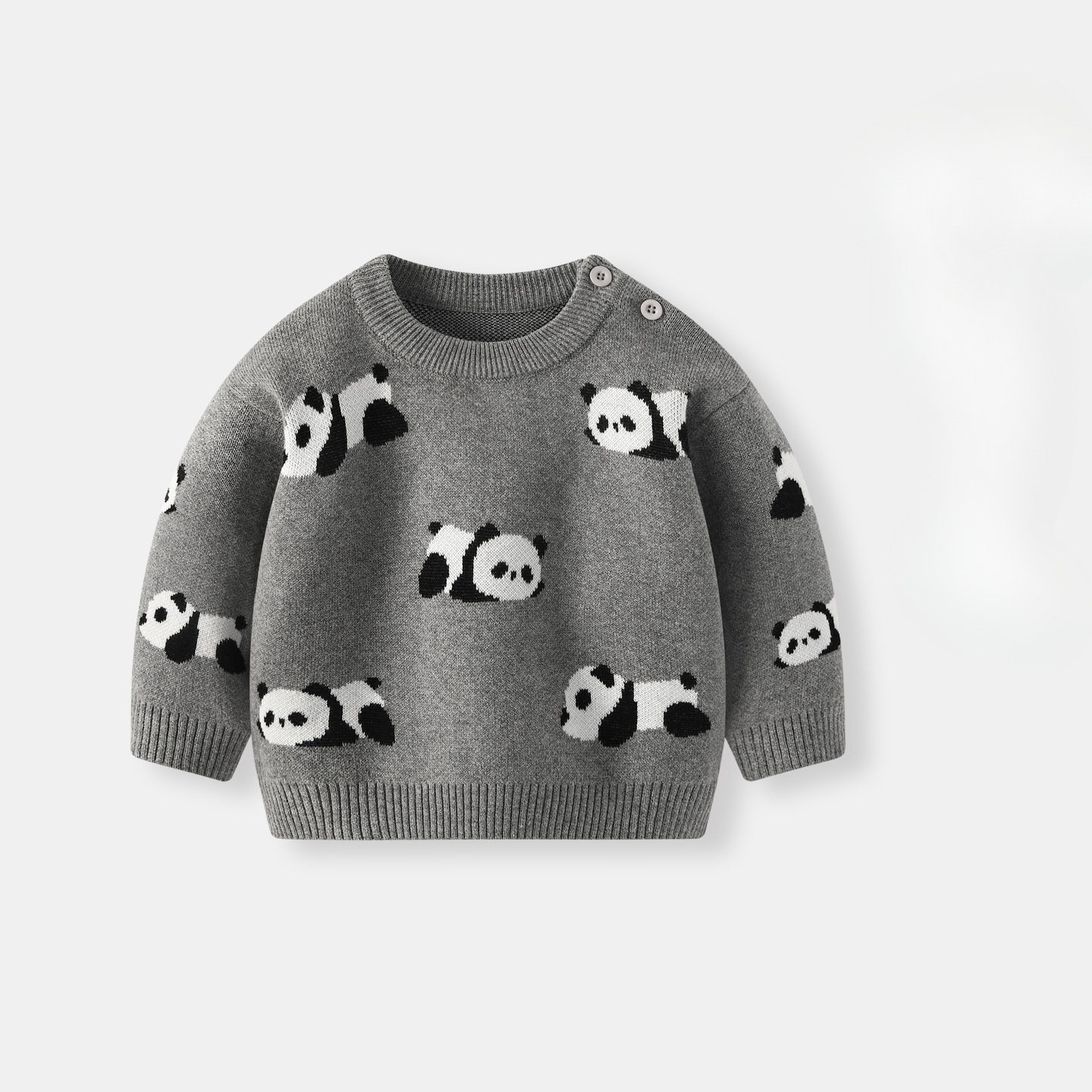 Winter New Designer Boys' Sweater Fashion Knitted Top Thick Hoodie