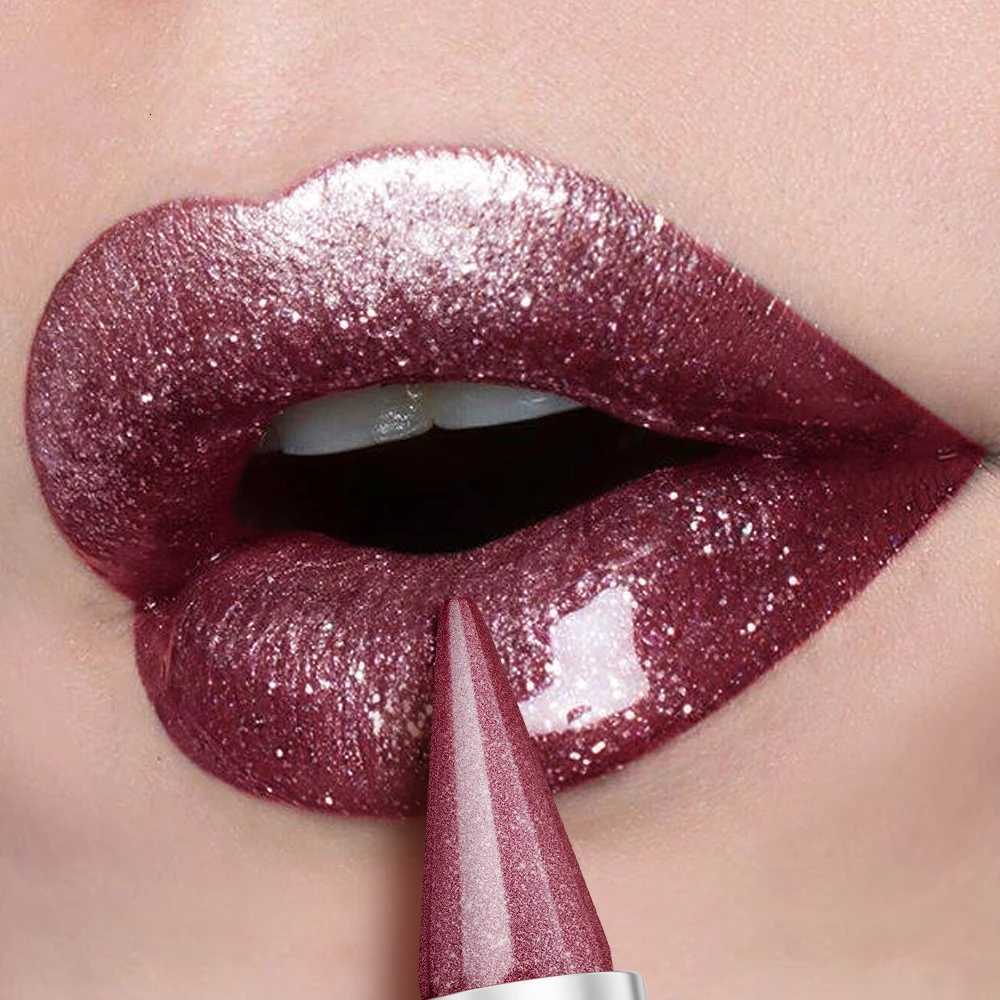 Alluring Purple Pearl Lipstick waterproof and longlasting with a metallic texture featuring a shimmering effect on the lips W251027