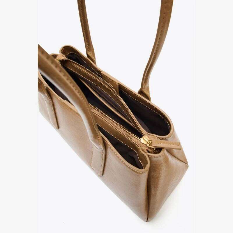 Women's Crackle-Effect CITY Bag, Ladies Design Tote Solid Color Handbags, Women's Leisure Outdoor Baguette