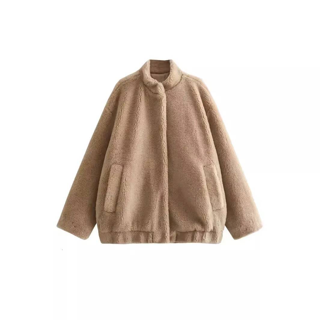 winter jacket women new autumn winter style women's fashion casual fleece pilot jacket with fur and leather integrated top