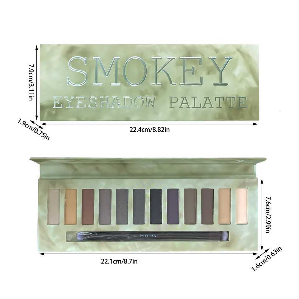 12 Color Matte Eyeshadow Plate Eye Makeup Waterproof Durable Sequins Metal Earth Color Natural Eye Shadow MakeupXJ251027