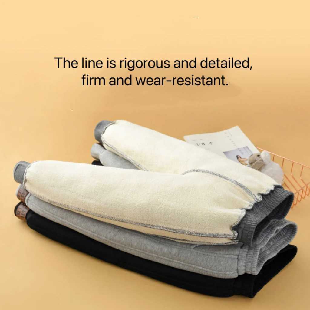 1pcs Boys Girls Thick Pants Winter Kids Padded Plush Velvet Trousers Teen Lamb Wool Warm Snow Pants Children Clothes Sweat PantsT251027