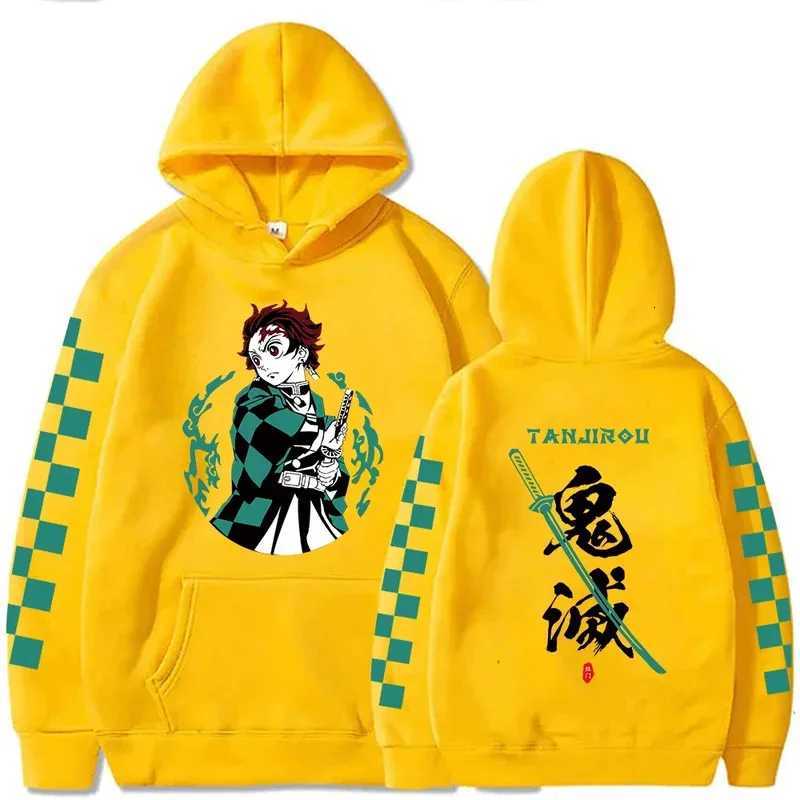 Demon Slayer Japan Anime Plus Size Hoodie Tanjiro Kamado Men Women Sweatshirts Y2k Harajuku Unisex Casual Pullover Clothes Tops W251027