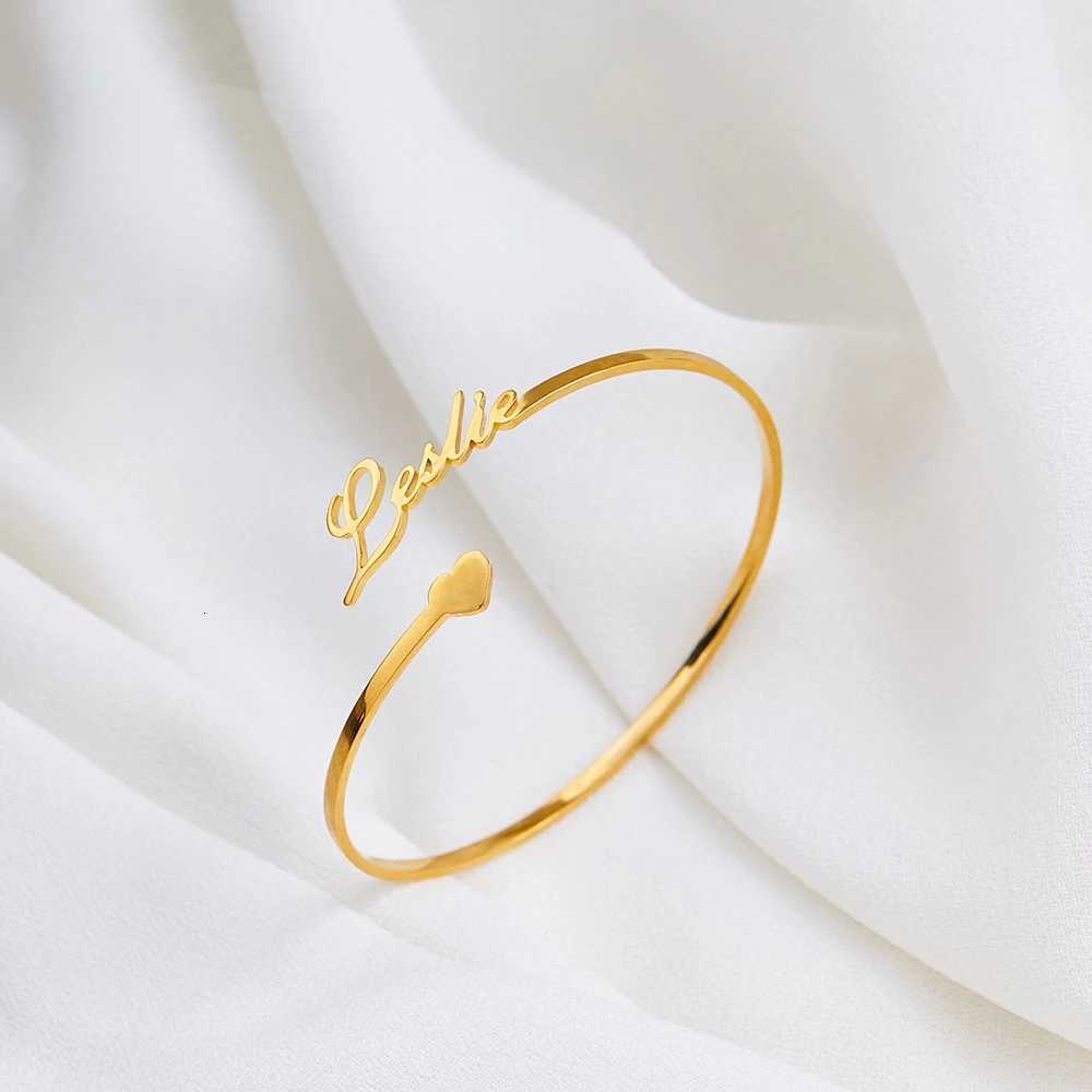 Bangs for Wen Cust Name Bracets Stainss Steel Jewelry Personali Fashion Love Anniversary Gifts Psera MujerW251027