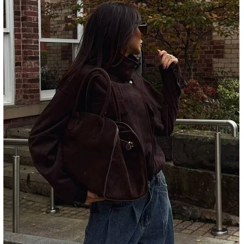 winter jacket women Autumn New Fashion High-Necked Elegant Short Warm Jackets Women's Street Travel Holiday Youth Coats