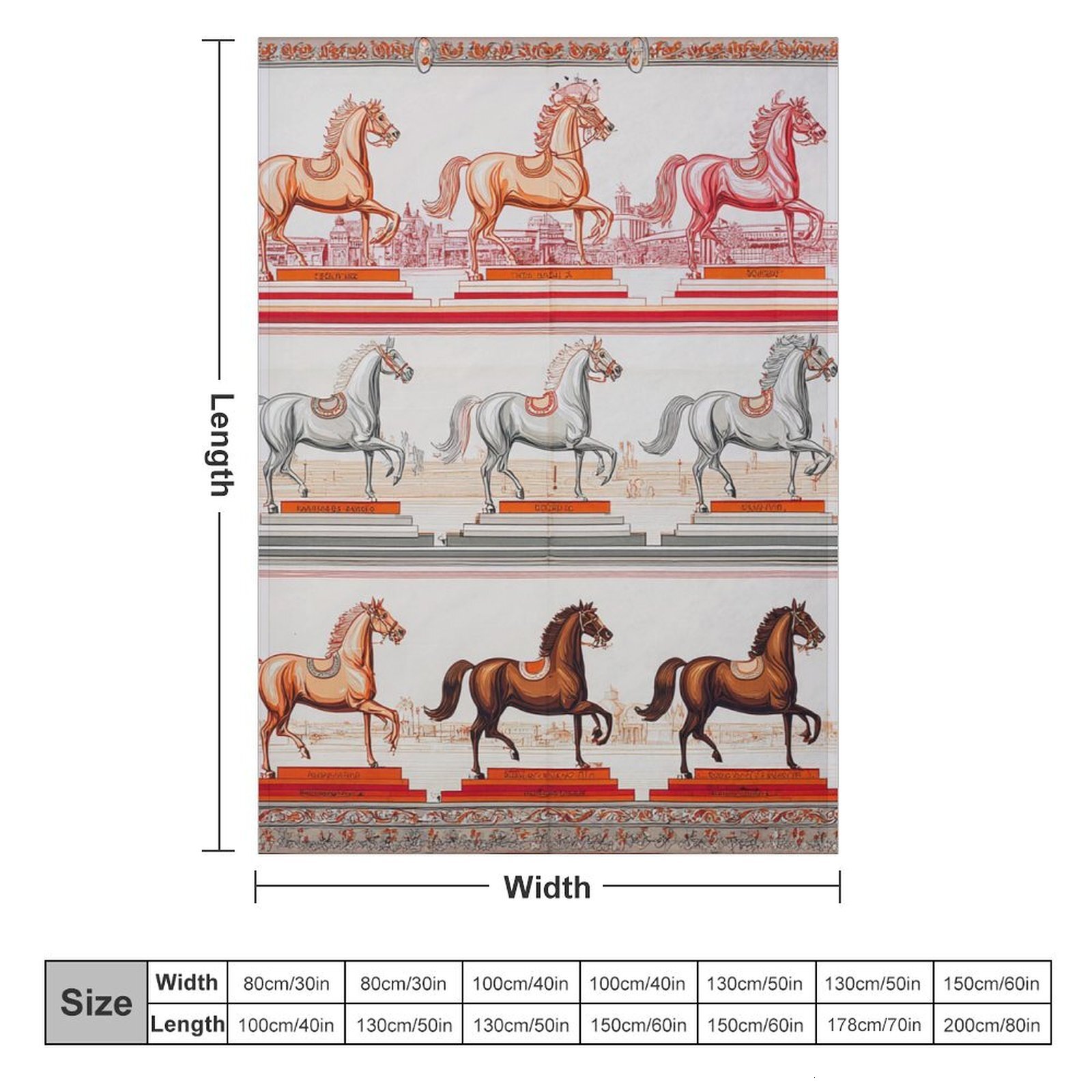 Custom H Designer Horse blanket blanket throw cashmere vibration blanket copert Home Travel Throw Summer Air Conditioner Beach home bedding blankets t