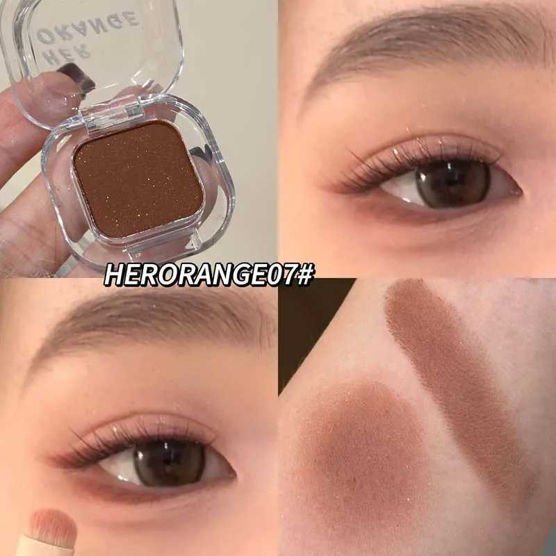 Single Color Matte Red Brown Eyeshadow Palette Pearl Glitter Low Saturation Eyelid Highlight Earth Shadow Eyeliner MakeupXJ251027