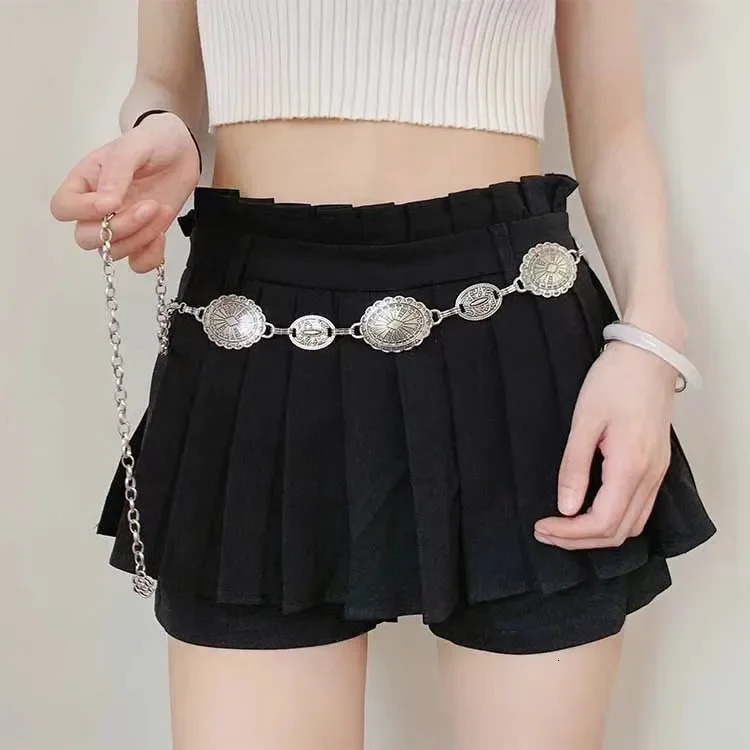 Versatile Retro Matching Belt for Women Item Niche Decorative Waist Chain Dress Jeans Chain Belt 251024