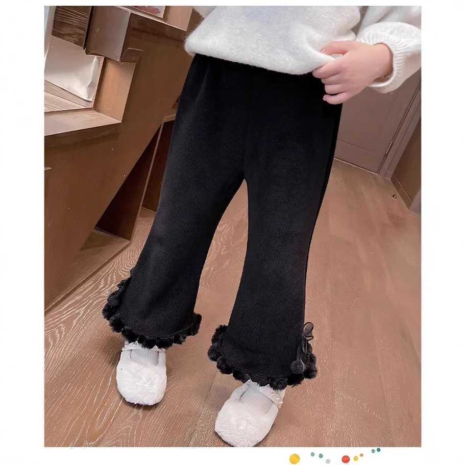 Girls AutumnWinter Leggings Cute Stretchy Outer Pants Fashionable Warm Trousers for Baby Toddler KidsT251027