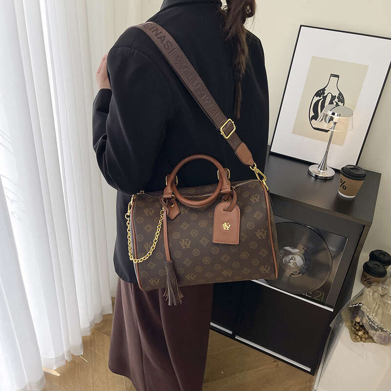 2026 New Designer Bags for Women Fashion Shoulder Bags Handheld Pillow for Women New Pattern Printed Ladies Cylinder Shoulder Crossbody Bag