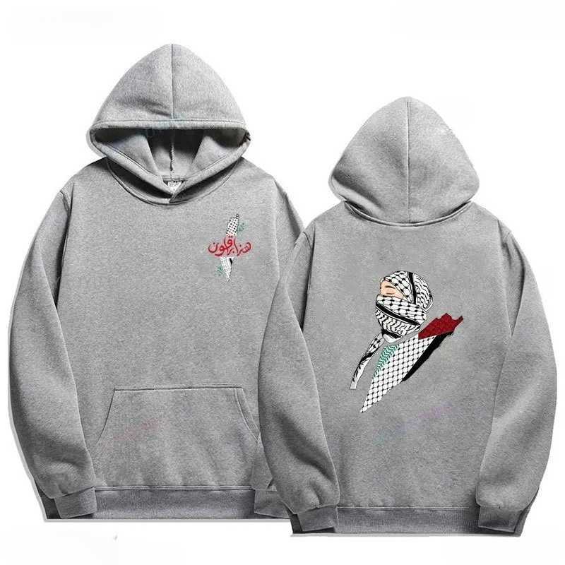 Palestine Hoodies Fashion Comfort Graphic Hoodie Vintage Harajuku Unisex Printed Sweatshirt Man Women Autumn Winter Pullovers W251027