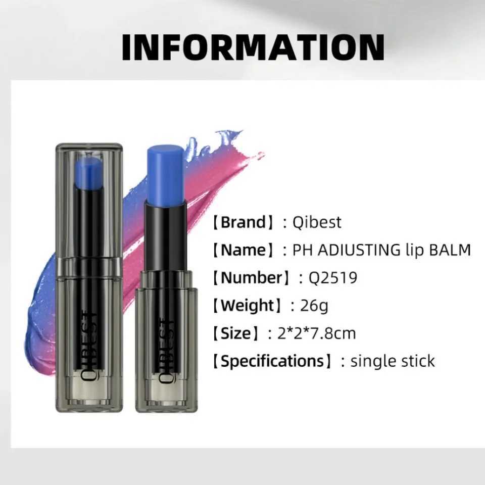 Color Changing Lipstick Moisturizing LongLasting pH Shift Lip Balm Nourishing Lip Stain Tint Magic Cosmetic Makeup W251027