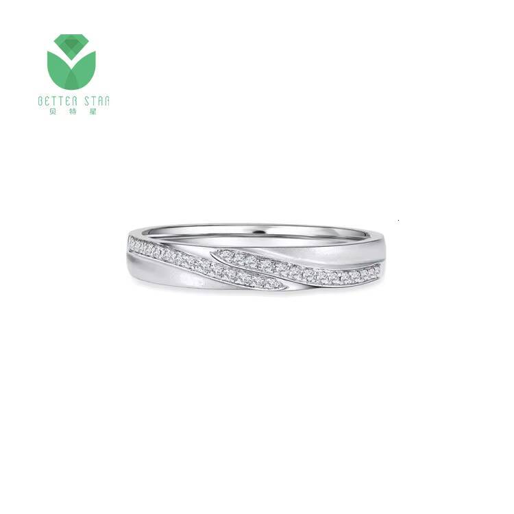 Real High Quality CVD Lab Made Pave Diamond Ring Gold 14k 18k Real Lab Grown Diamond Engagement Ring Jewelry Price