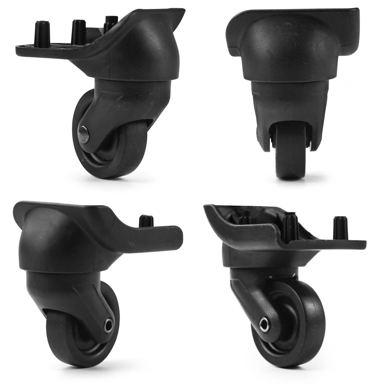 GUGULUZA 1 Pair Replacement Luggage Wheel Repair Suitcase Bag Parts Spinner Wheels Casters for Travel Case Customs Box ST0044 251027