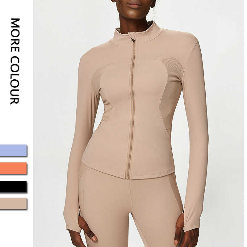Autumn and Winter New Style Yoga Set - Women's Sport Top - Zipper Fitness Wear - Long-Sleeved Yoga Jacket Z251027