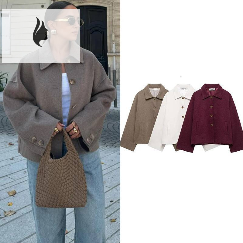 winter jacket women Coats Autumn New Chic Loose Long-Sleeved Warm Jackets Fashion Joker Elegant Women's Street Youth Outerwear